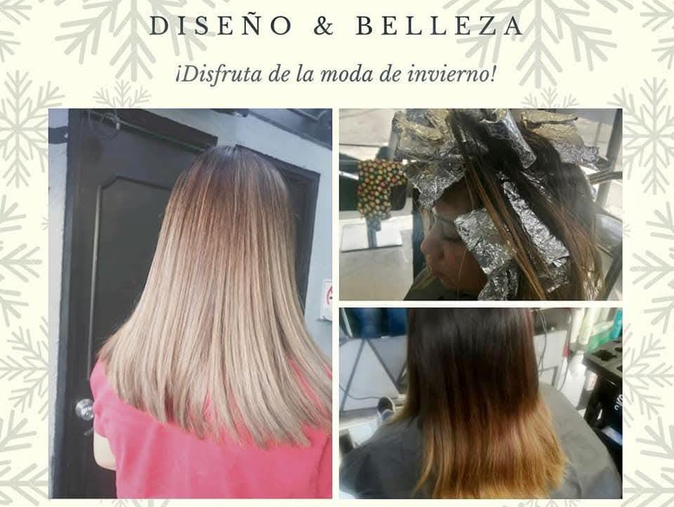 Beautiful balayage hair coloring technique being applied by a professional colorist creating natural-looking highlights with a brush